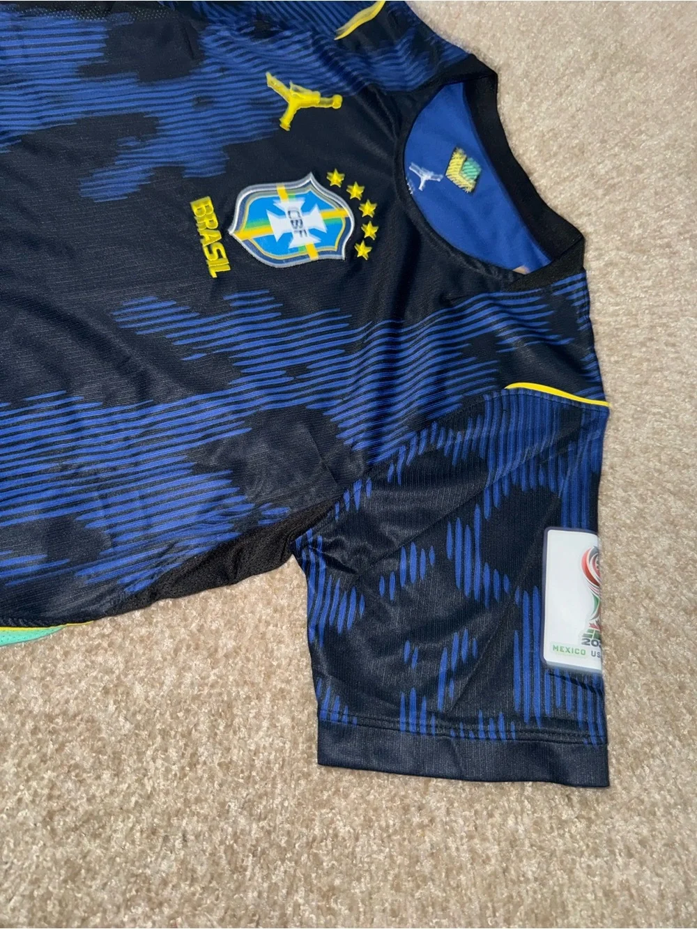 Nike Jordan Brazil 2026 Men’s Away Soccer Fans Version Jersey